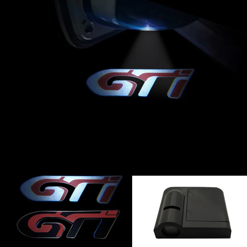 Беспроводной дверь автомобиля СИД Добро пожаловать лазерный логотип GTI Ghost Shadow