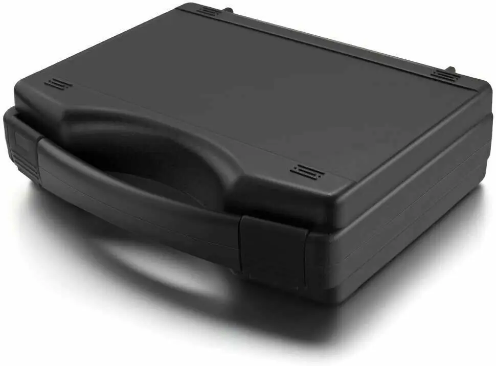 Durable ABS Gun Case Handgun Foam Pistol Gun Storage Box Tactical Hard Gun Case Padded Foam Lining for Hunting Airsoft Paintball