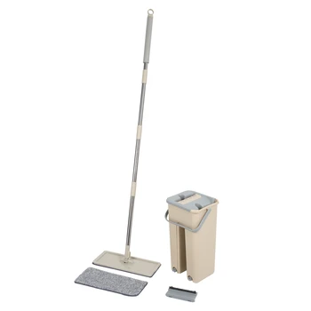 

HOT Magic 360 Degree Automatic Spin Mop Lazy Fellow Mop Avoid Hand Washing Home Kitchen Wooden Floor Ultrafine Fiber Cleaning Cl