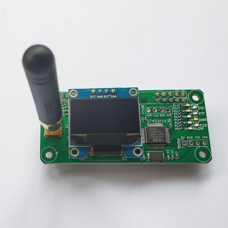 UHF& VHF MMDVM точка доступа с oled-дисплеем алюминиевый чехол с поддержкой P25 DMR YSF DSTAR NXDN POCSAGfor Raspberry Pi-Zero w, Pi 3, Pi 3B