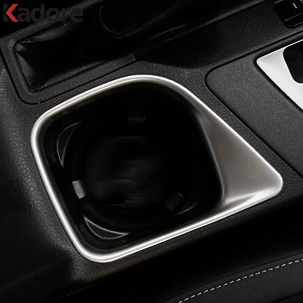 Для Toyota RAV4 RAV 4 2016 2017 2018 ABS Матовый держатель для чашки питьевой воды кофе Рамка