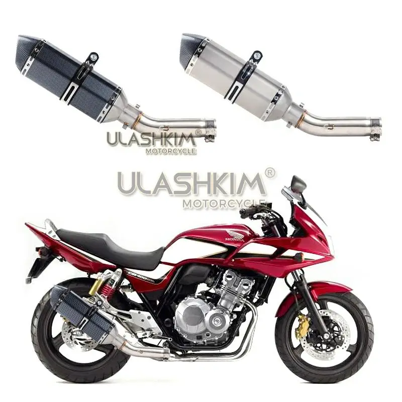 Полный цикл Системы глушитель среднего звена трубы слипоны для Honda CB400 сертификатом от сертификационной 400
