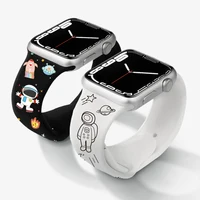 Cinturino in Silicone per Apple Watch 7 cinturino 45mm 41mm 44mm 40mm 38mm 42mm cinturino cinturino correa per Apple Watch 7 6 SE 5 4 3