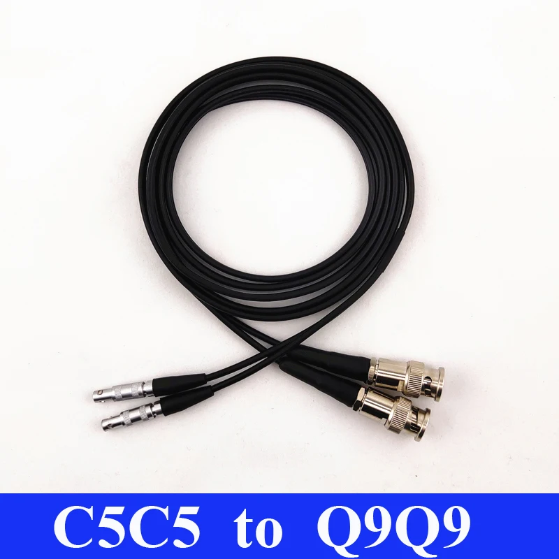 Кабель для ультразвукового дефектоскопа C9-C5 C6-C6 Q9-C5 C6-C9 C6-Q9 C9-Q9 крауткрамер для ультразвукового оборудования дефектоскопа
