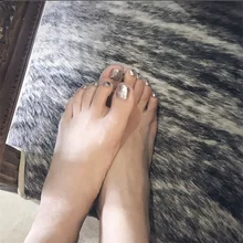 J-23 Серебряный лес блесток ногти маникюр патч готовой продукции 24 штук в штучной упаковке поддельные ногти