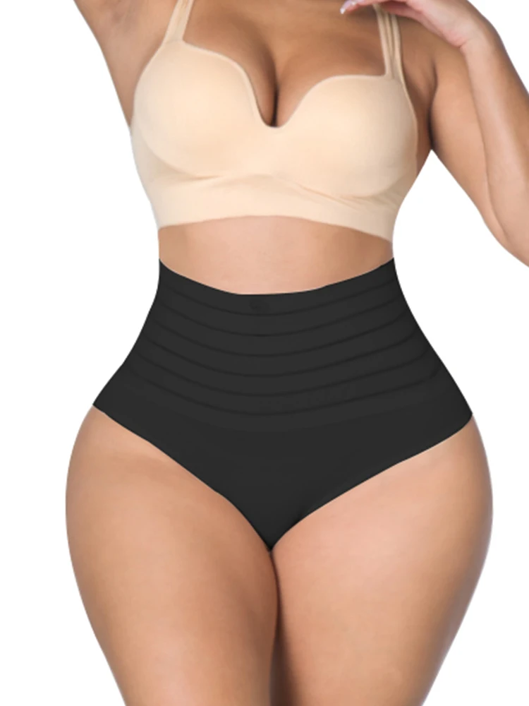 shapewear for tummy Velssut Women Weight Loss Thong Shapers Pamtie Pregnancy Waisr Trainer Slimming Underwear Postpartum Body Shaper Hook Extension plus size shapewear