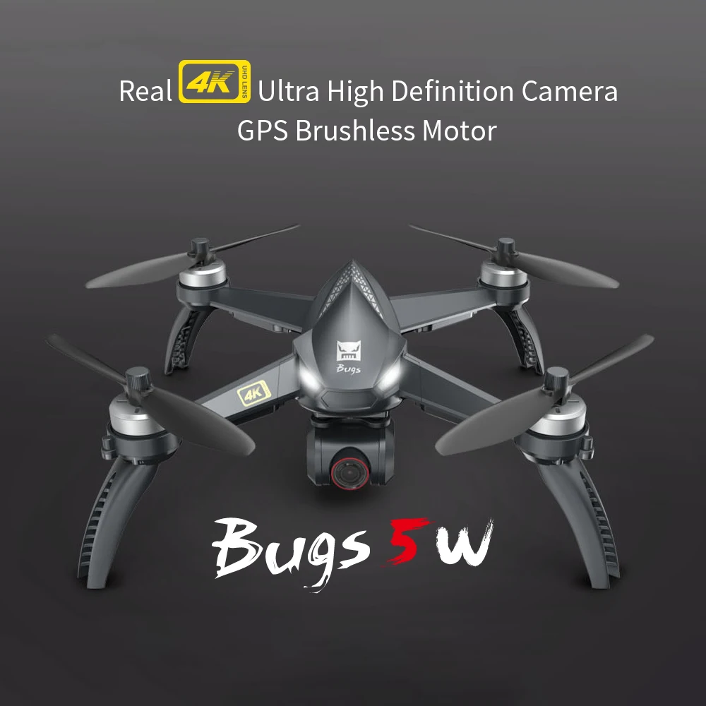 MJX Bugs 5W B5W gps Радиоуправляемый Дрон с камерой HD 4K 5G Wifi бесщеточный Радиоуправляемый квадрокоптер Дрон Профессиональный Дрон Вертолет игрушки VS SG907