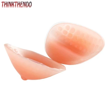 

2Pcs/Pair Silicone Breast Enhancers Fake Breast Forms Cosplay Transvestite Prosthesis Bra Insert Massage Dots Nude Chest Pads