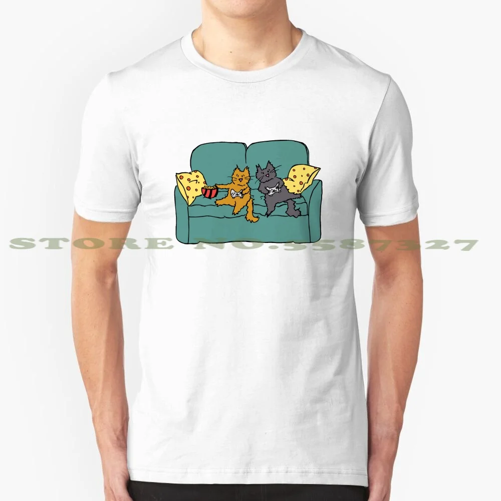 Gamer Cats Graphic Custom Funny Hot Sale Tshirt Nerd Xbox Retro Geek Love Music Gamer Game 