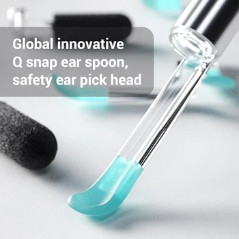

Smart Visual Ear Stick Set In-Ear Cleaning Endoscope 300W Ear Picker Tool Set with Accessories JS88