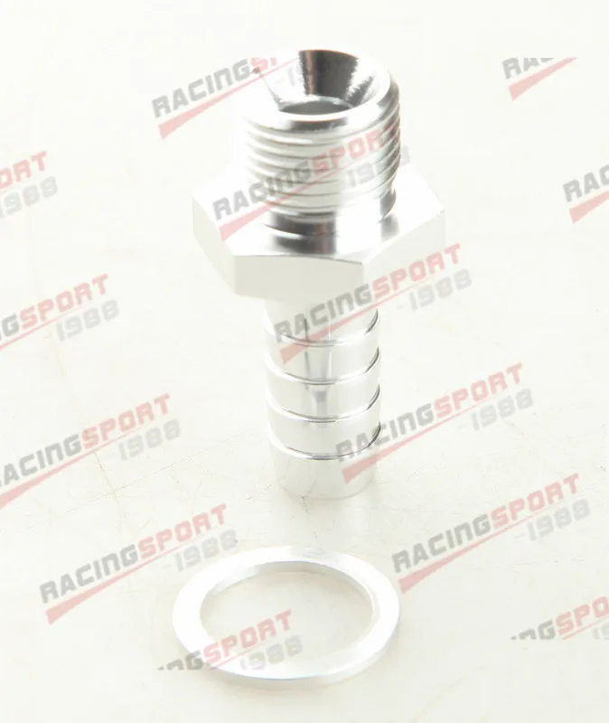 Для Bosch 044 топливный насос на входе M18 X 1,5 до 3/"(19 мм) Барб адаптер Алюминий черный/синий/серебристый