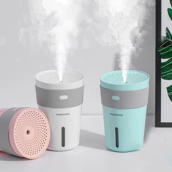 

Portable USB Cup Humidifier 260ml Ultrasonic Air Mist Maker Aroma Diffuser Color Night Lamp Humidificador Car Atomizer Difusor