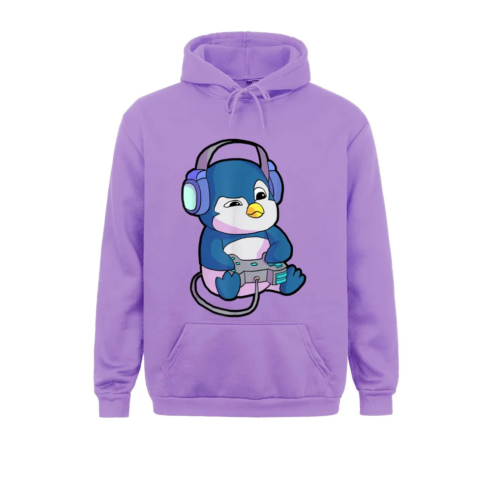 Gamer Shirt for Boys Gaming Gift Teen Girl Penguin Shirt T-Shirt__670 Hoodies Faddish Design Long Sleeve Adult Sweatshirts Clothes Gamer Shirt for Boys Gaming Gift Teen Girl Penguin Shirt T-Shirt__670purple