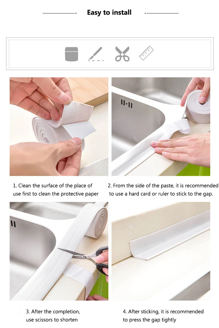 Waterproof tape use