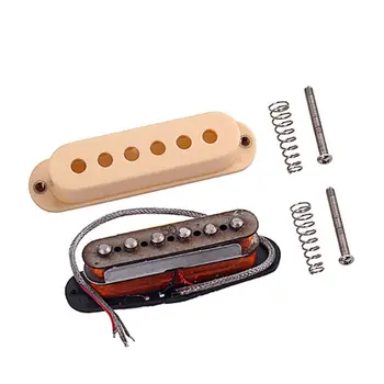 

5 Pcs/set 2-layer Single Coil Pickup Staggered Pick for Electric Guitar Replacement Pickups Superimposed