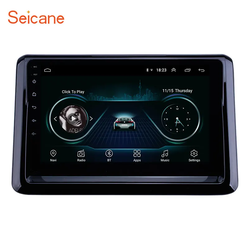 Автомагнитола Seicane мультимедийный проигрыватель на Android 9 1 дюймов GPS с поддержкой