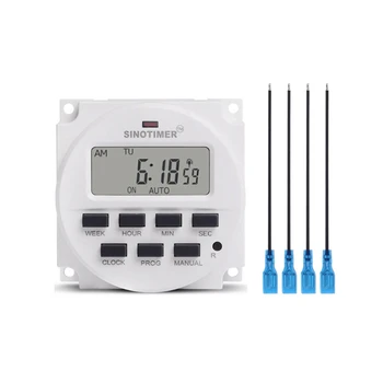 

5V 9V 12V 24V 36V 48V 110V 220V Digital Timer Switch 7 Days Weekly Programmable Time Relay Control Programmer