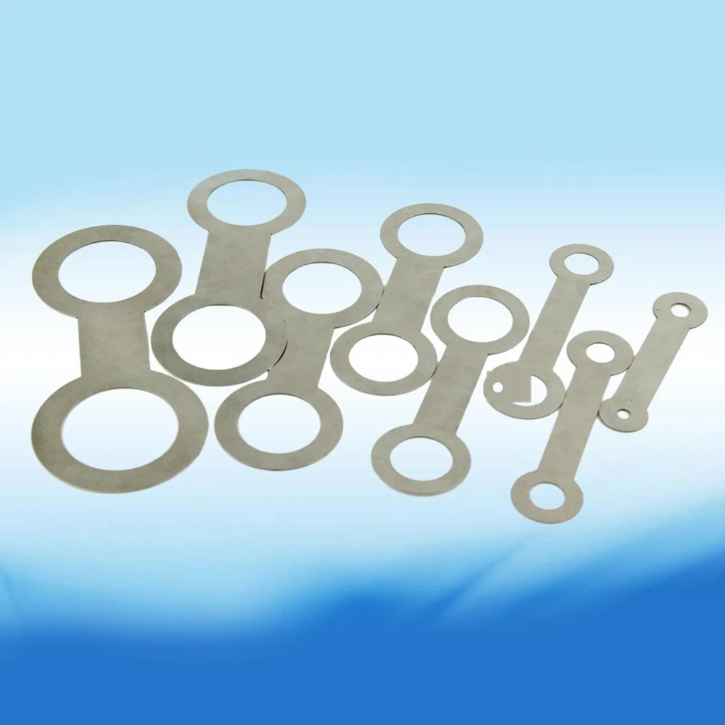8Pcs Stainless Steel Saxophone Leveling Rings Pad Woodwind Instrument Pads