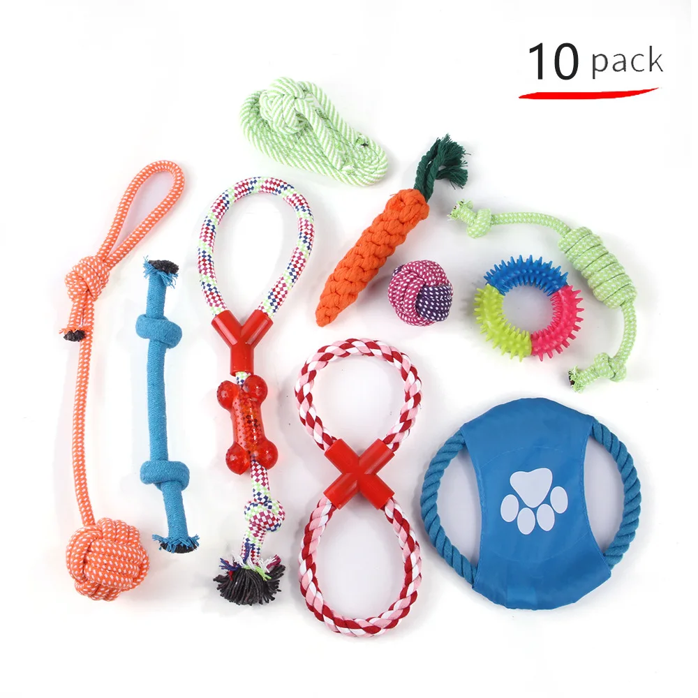 Dog Chew Rope Toys Set