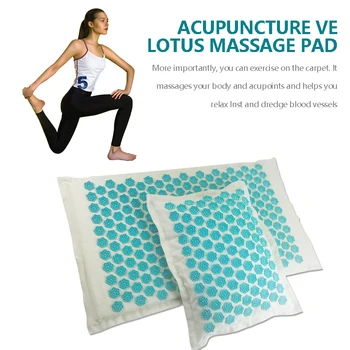 

Hot Sale Acupuncture Massage Cushion Back Neck Stress Relief Acupuncture Spike Pads Relaxation Massager Yoga Cushions