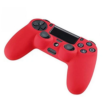 

3 Colors Soft Silicone Rubber Gel Skin Case Cover For Sony PlayStation PS4 High Quality Controller Skin Cover Drop Shipping