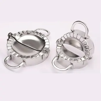 

Stainless Steel Dumpling Maker Wrapper Dough Cutter Dumpling Mould Quickly and Effortlessly