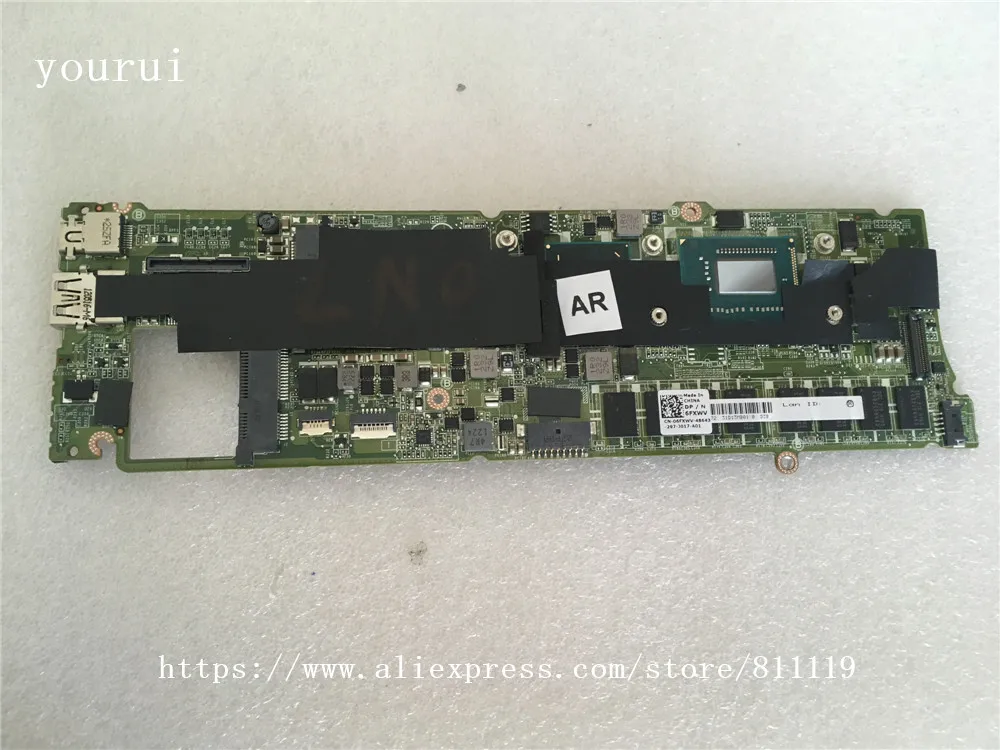 Yourui для Dell XPS 13 L322X системы плата с i5-3427m CN-06FXWV 06FXWV 6FXWV DAD13AMBCD1 DDR3 тестирование |