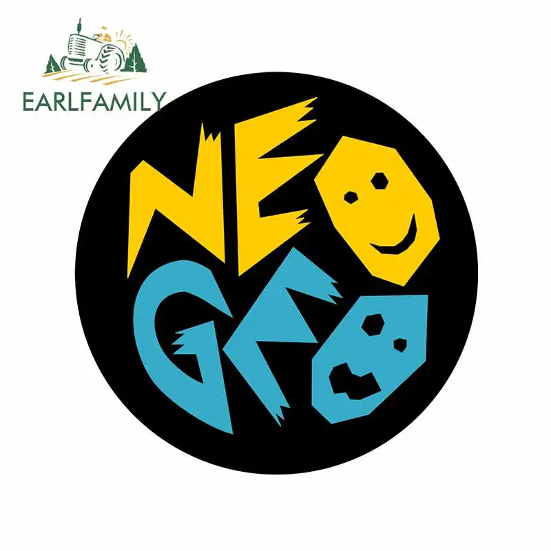 EARLFAMILY 13 см x 12,1 см для Neo Geo, круглые наклейки на автомобиль, водонепроницаемые наклейки на доску для серфинга, устойчивые к царапинам аниме, Стайлинг автомобиля