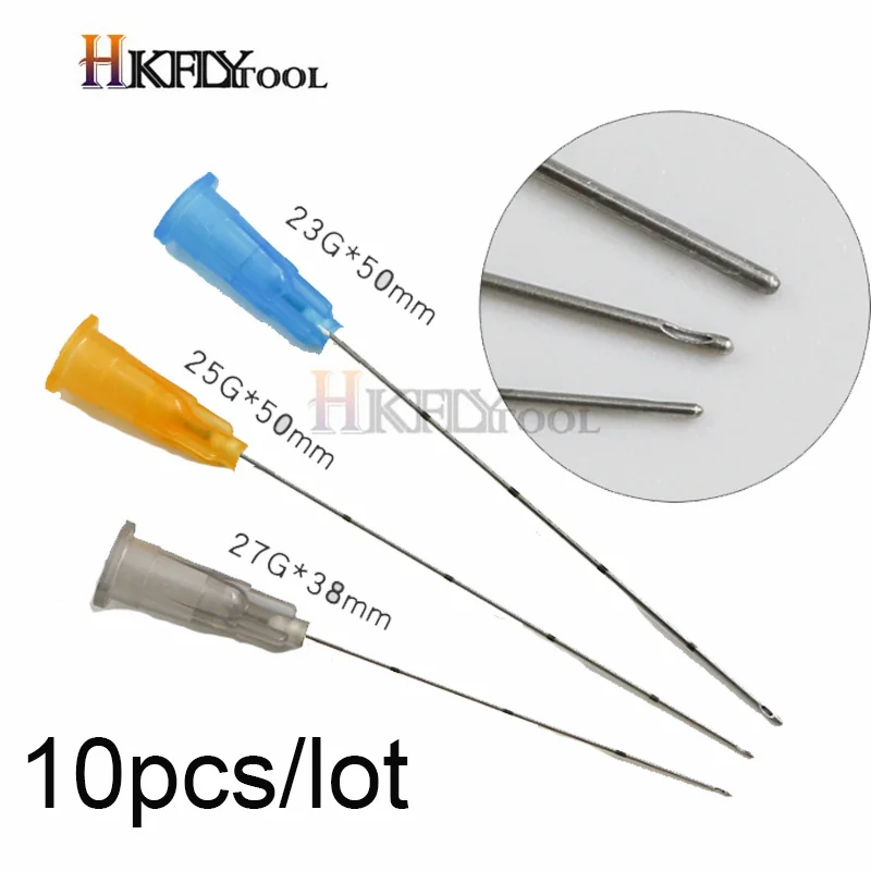 Disposable Cannula Dispensing Needle Surgical Needle Tool Korea Blunt-tip Cannula for filler injection 18G 21G 22G 23G 25G 27G30G uric acid facial filling nose slight blunt needle Tools