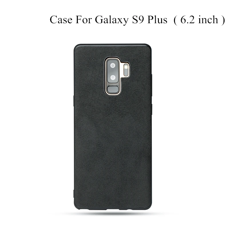 Замшевый тканевый кожаный чехол для Galaxy S8 S9 S10 plus Note 9 8, чехол для телефона, чехол для note 10 Plus, чехол fundas - Цвет: For Galaxy S9 Plus