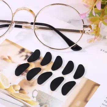 

5 Pairs Glasses Nose Pads D Shape Adhesive Silicone Nose Pads Non-Slip Glasses Accessories
