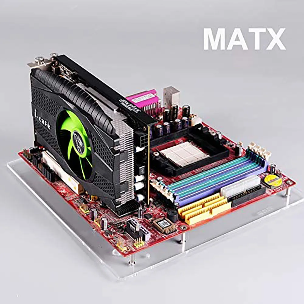 PC Open Frame Test Bench ITX ATX Mini ITX MATX EATX Motherboard Transparent Acrylic Overlock Computer Case DIY Mod Base Stand