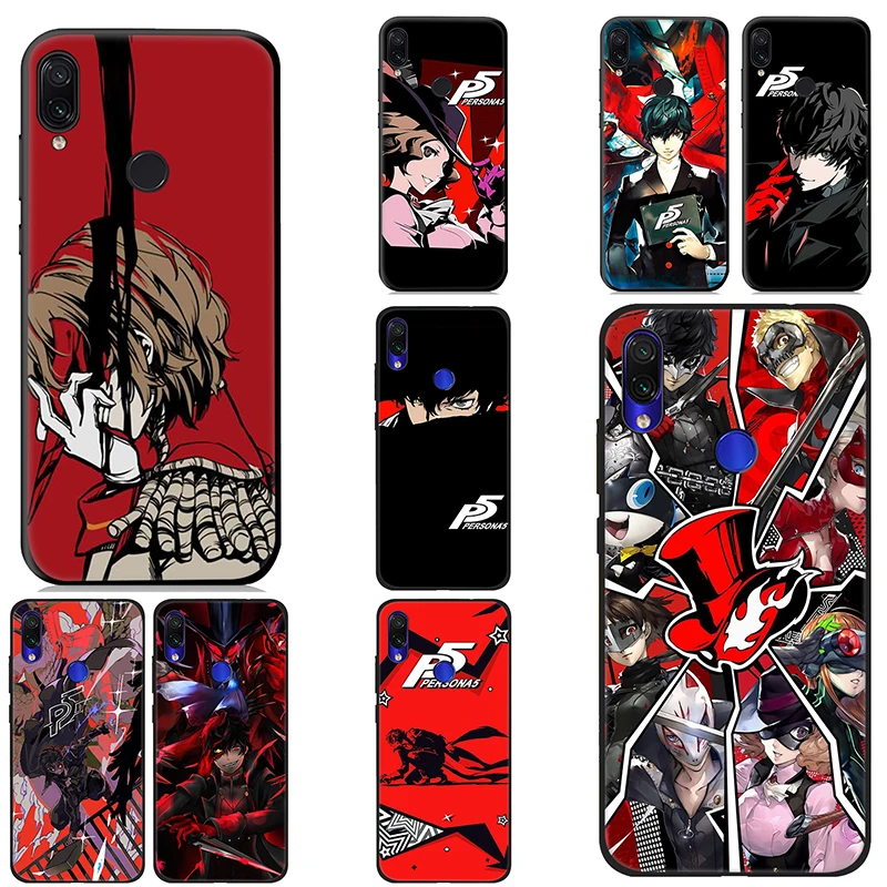 IYICAO P5 P Persona 5 мягкий чехол для Xiaomi Redmi K20 8A 7A 7 S2 6 Pro Plus Go 5A 4X 4A силикона |