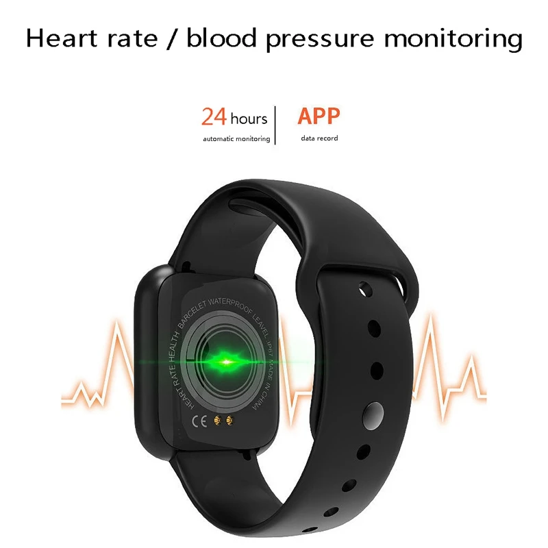 MOOL I5 для Apple Watch, шагомер, управление музыкой, несколько циферблатов, пульсометр, фитнес, умные часы для мужчин и женщин, Android IOS