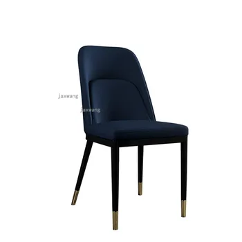

Nordic Backrest Chair Postmodern Light Luxury Dining Chairs Home Simple Dining Chair Nordic Style Dining Stools Furniture