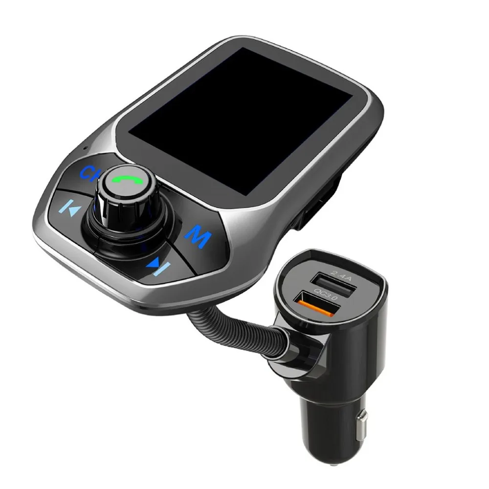 T43 автомобильный Bluetooth Mp3 многофункциональный большой цветной экран 3,0 Bluetooth автомобильное зарядное устройство без потерь автомобиль Playe