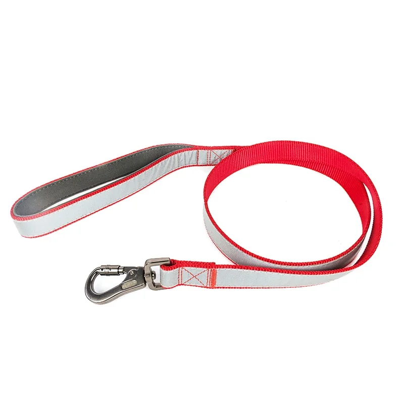 only red leash Tuff Hound NylonDog жгут удобный пошаговый Жгут Pet шлейка и поводок продукты для собак щенка Быстросохнущий собачий ошейник с цепью - Цвет: only red leash