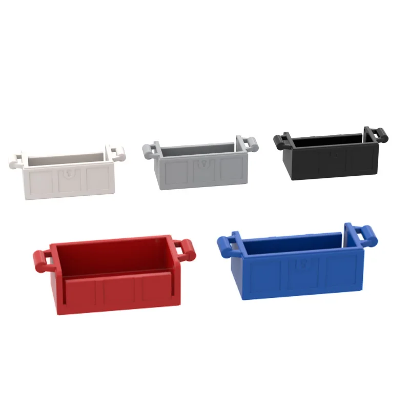 

BuildMOC 4738a 2x4 treasure chest For Building Blocks Parts DIY Construction Classic Brand gift Toys