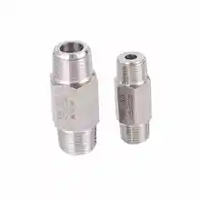 1/" 1/4" 3/" 1/2" 3/" BSP наружная резьба 304 обратный клапан из нержавеющей стали односторонний обратный клапан для воды, нефти и газа