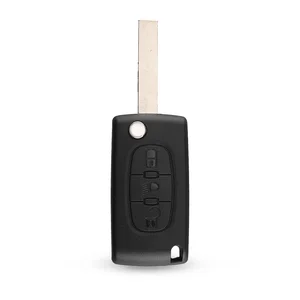 Image 4 - KEYYOU غلاف مفتاح السيارة القابل للطي ، رمز الضوء ، 3 أزرار ، لبيجو 107 ، 207 ، 307 ، 308 ، 406 ، 408 ، 20 قطعة