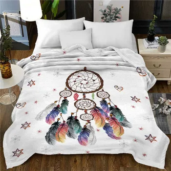 

3D Disc Wind Ling Blanket Bed Blanket Sherpa Wool Blanket with Sofa Hat Blanket