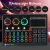 X6mini External Live Sound Card Многофункциональная Звуковая Микшерная плата для Прямой потоковой Записи Музыки Караоке Пения 14 Эффектов