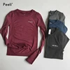 Peeli – t-shirt de Yoga à manches longues pour femmes, haut de Sport, de Fitness, de Gym, de course 6