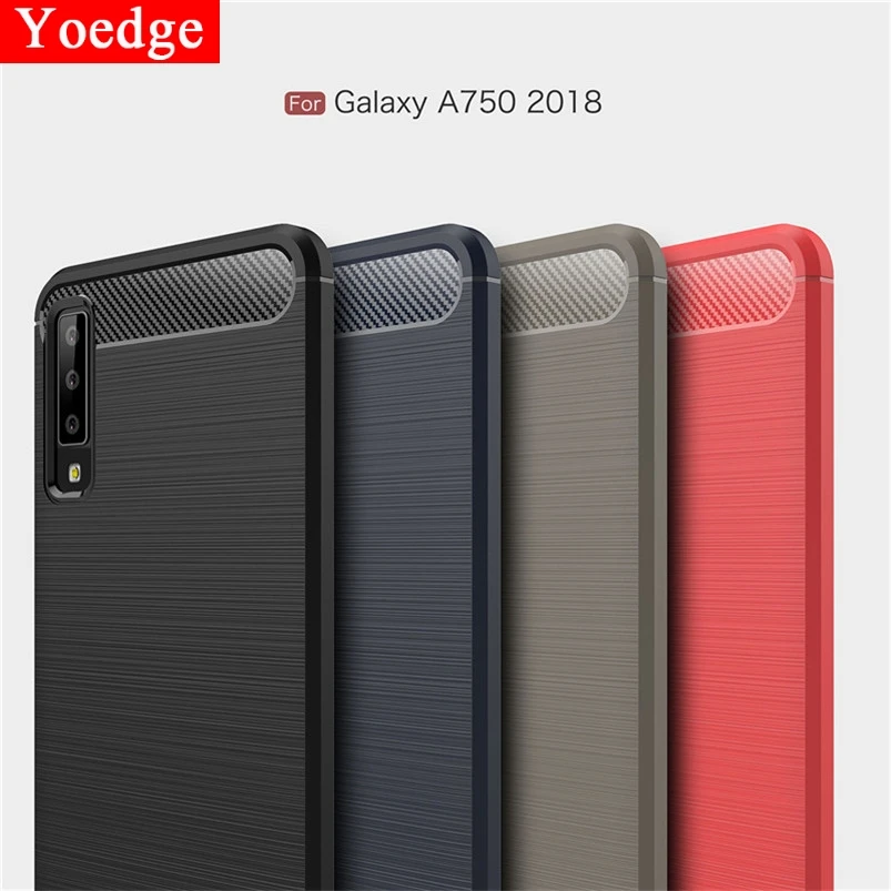 

Carbon Fiber Cover For Samsung Galaxy J4 J6 A6 A8 Plus A7 2018 A3 A5 J2 J3 J5 J7 Prime 2016 2017 Shockproof Soft TPU Phone Case