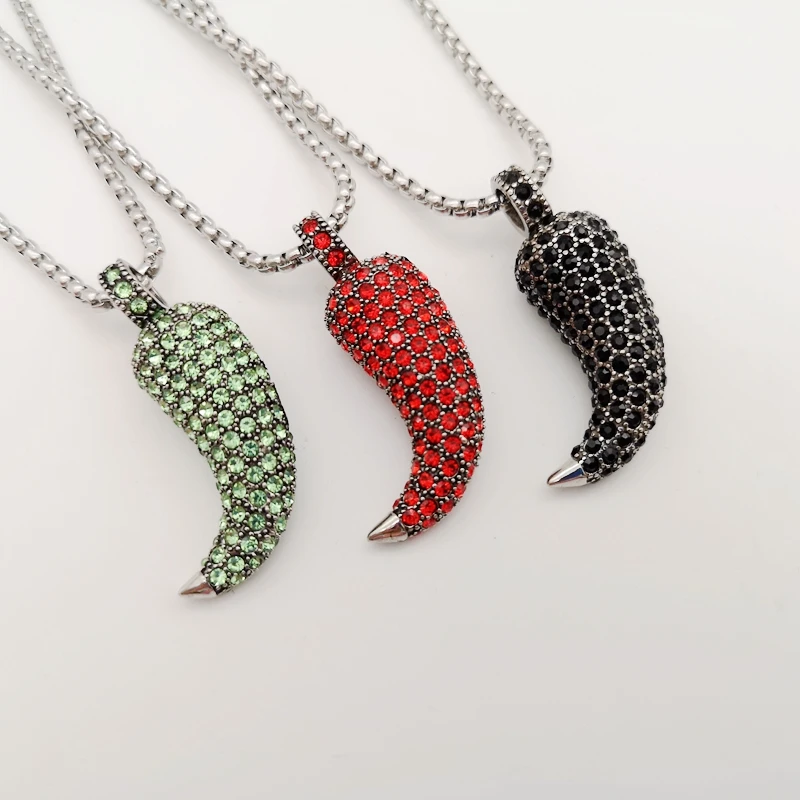 Creative Pepper Charm Necklace Women 