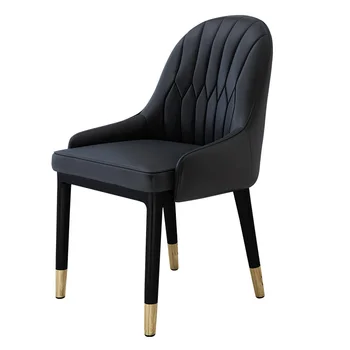 

Modern light luxury home chair simple back creative dining chair Nordic style casual coffee chair dining table hotel stool