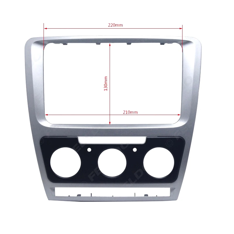 for Skoda Octavia (2013 Yi Jie version) car audio 2DIN modified panel audio frame