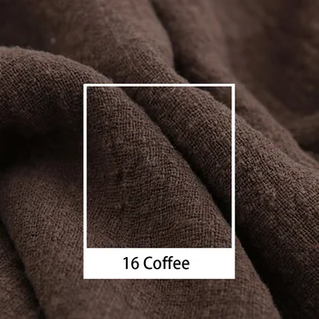 

3m Linen Cloth Sewing Textile Soft Home Tablecloth Hand Eye Coordination DIY Crafts For Clothes Patchwork Multifunction Solid