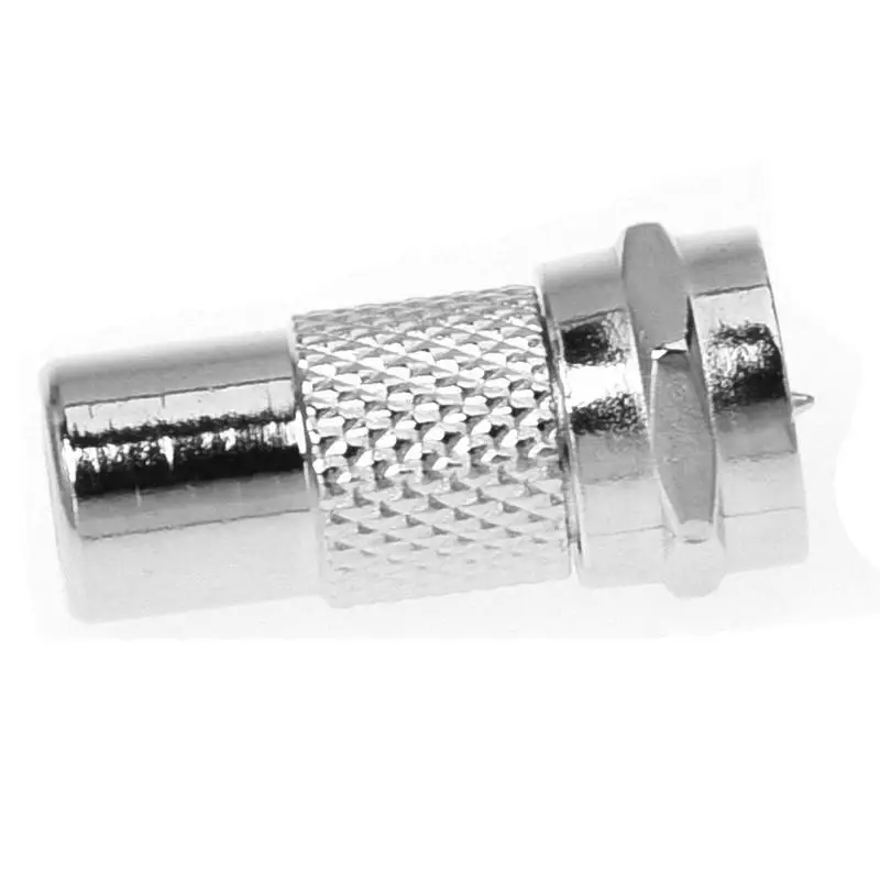 

F Type Male to RCA Female Plug Straight RF Connector Coaxial Adapter
