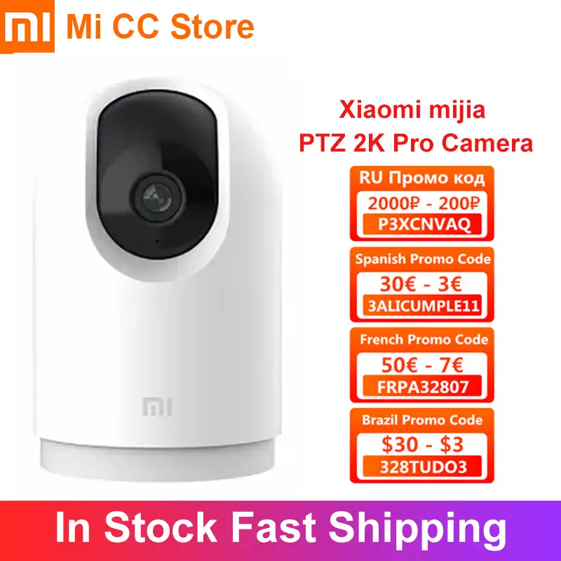 Xiaomi Mijia Camara Inteligente De Angulo De 360 Original Ptz Pro Gateway Y Doble Frecuencia 5ghz Webcam Wi Fi Ip Monitor De Seguridad Para Bebes Control Remoto Inteligente Aliexpress